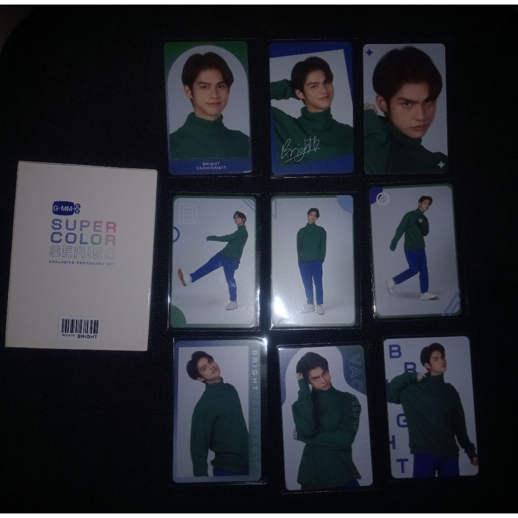 GMMTV PHOTOCARD SUPER COLOR BRIGHT VACHIRAWIT