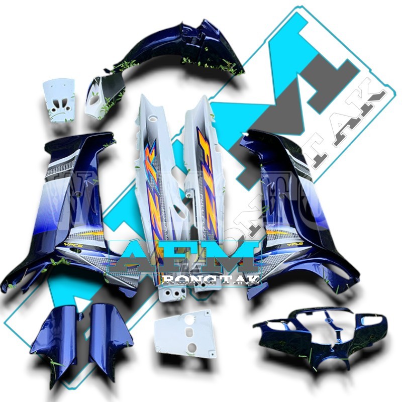 PROMO Full Set Body Halus Fizr Biru Putih 2004