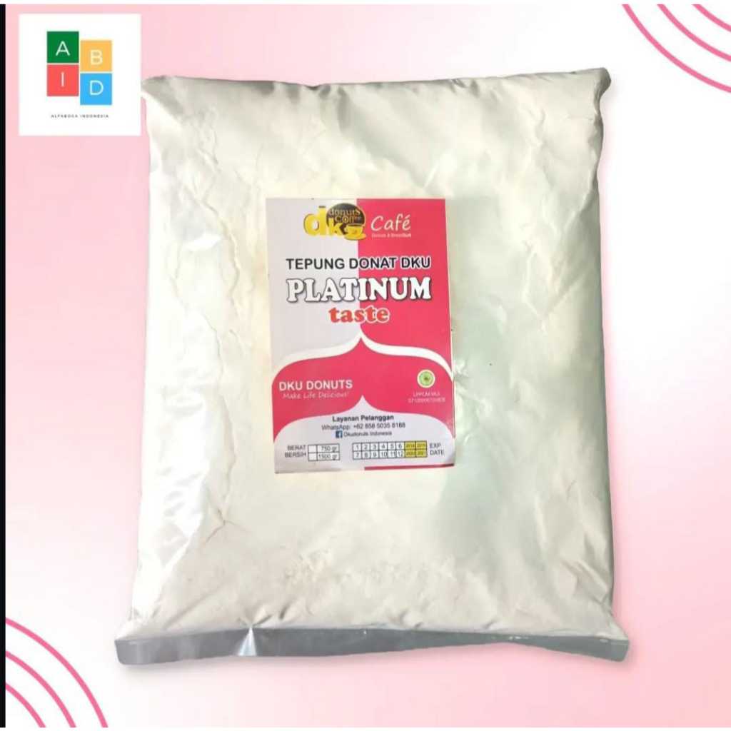 Tepung Premix Premiks Instant Donat DKU 750gr 1500gr 1.5kg - Standard Medium Premium Platinum All Va