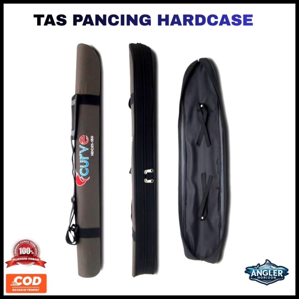 Tas Joran Pancing Hard Case Curve Tas Tegek Anti Patah