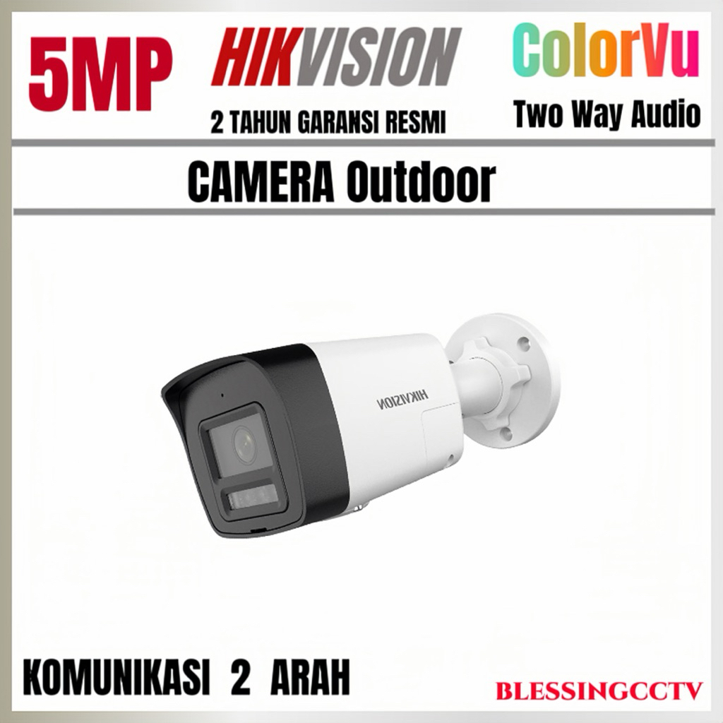 KAMERA HIKVISION 5MP COLORVU TWO WAY AUDIO OUTDOOR