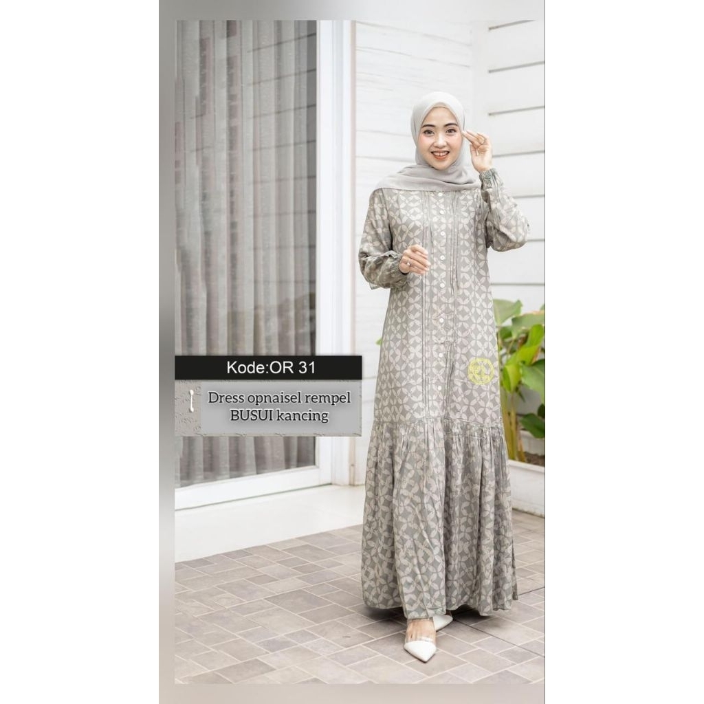 Gamis elzhaf xl/ twill premium/ twill motif/ twill ori/ twill abstrak