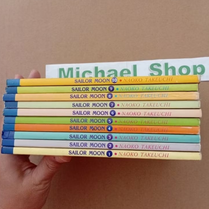 ( Kode B ) Komik BerWarna Sailor Moon 1-10 Tamat Naoko Takeuchi SailorMoon LANGKA