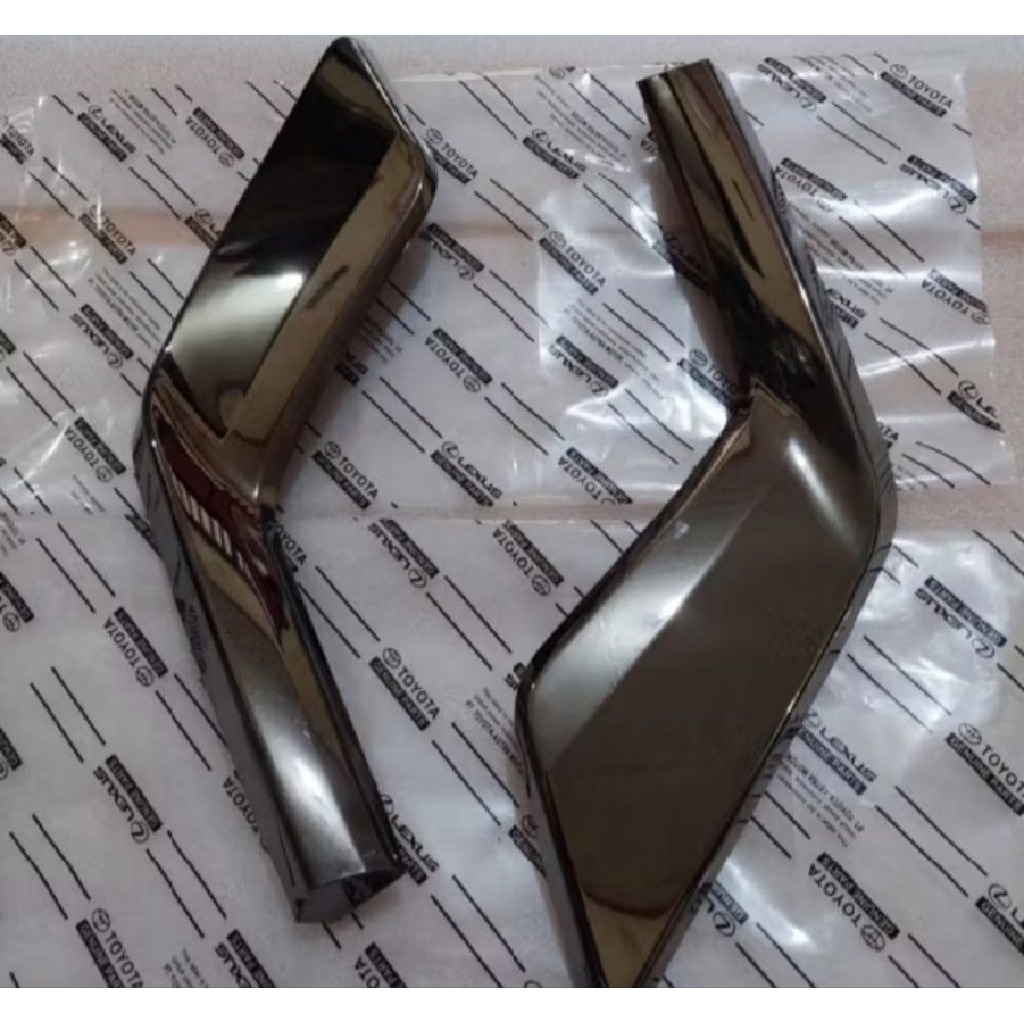 List Cover Foglamp Fortuner VRZ Black Chrome original