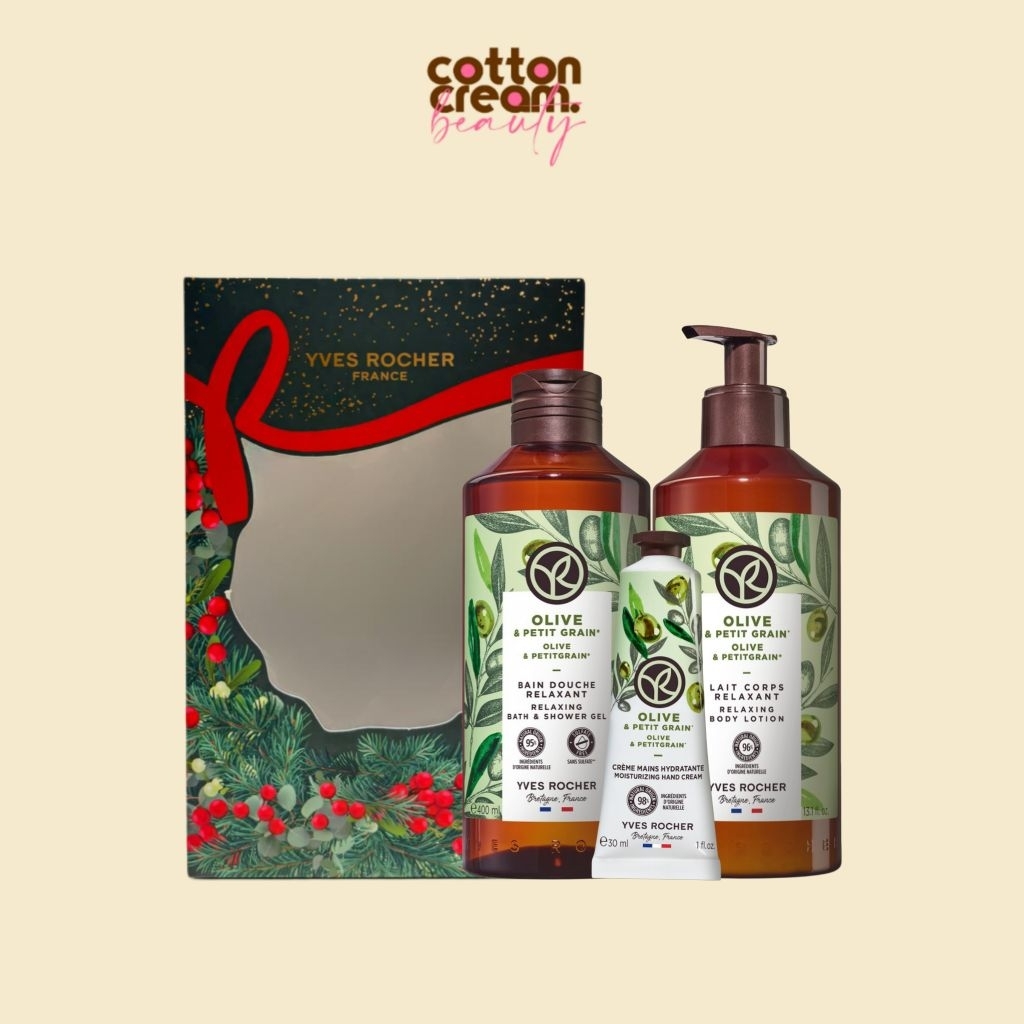 Yves Rocher Holiday Hand & Body Care Trio Gift Set A