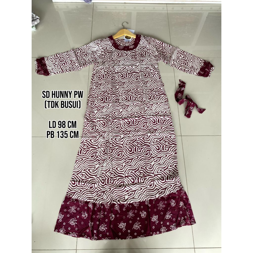 LUZA ~ Daster Hunny Tangan Panjang by Batik Luza | Set Dress