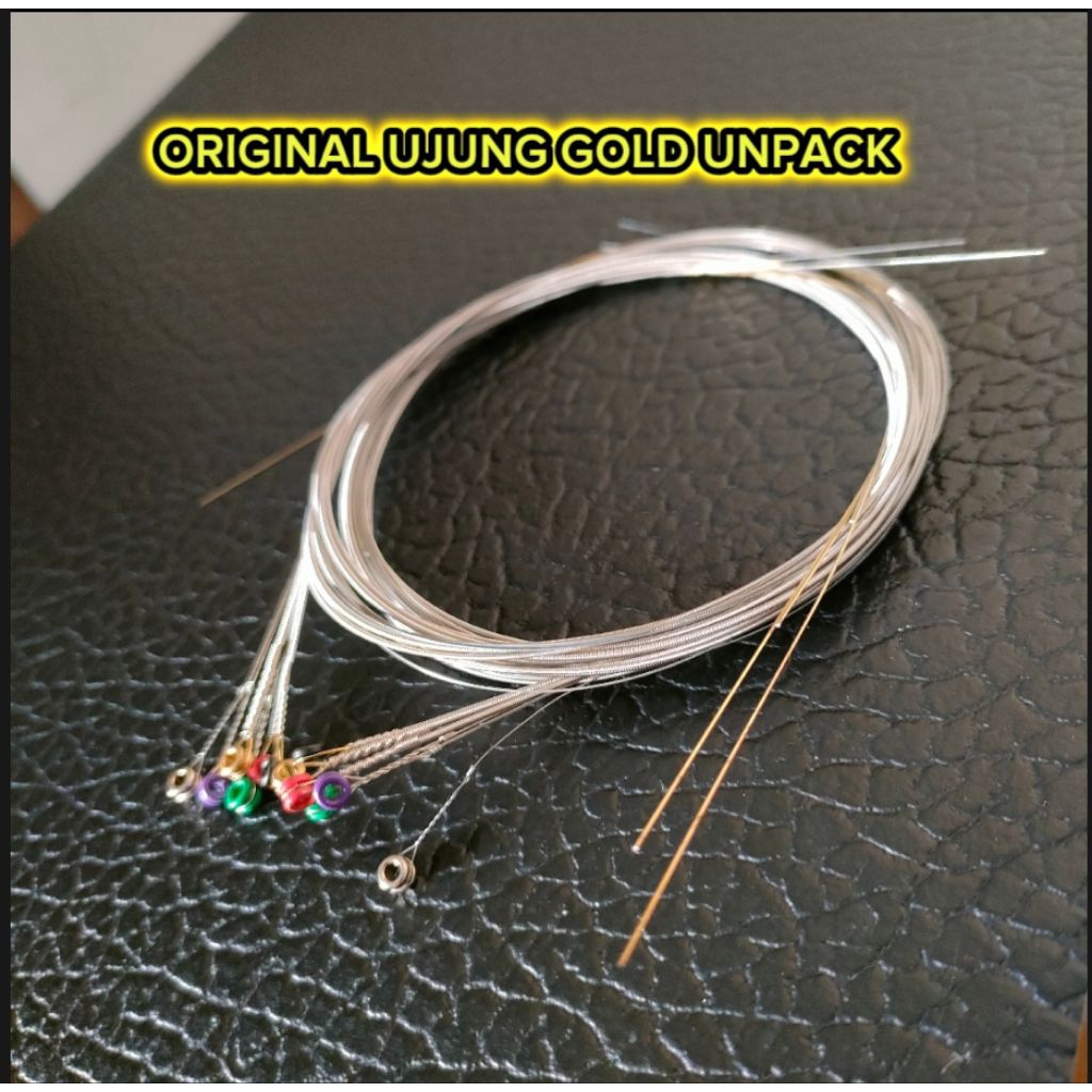 ORIGINAL D A DDARIO UJUNG GOLD SENAR GITAR ELEKTRIK UNPACK