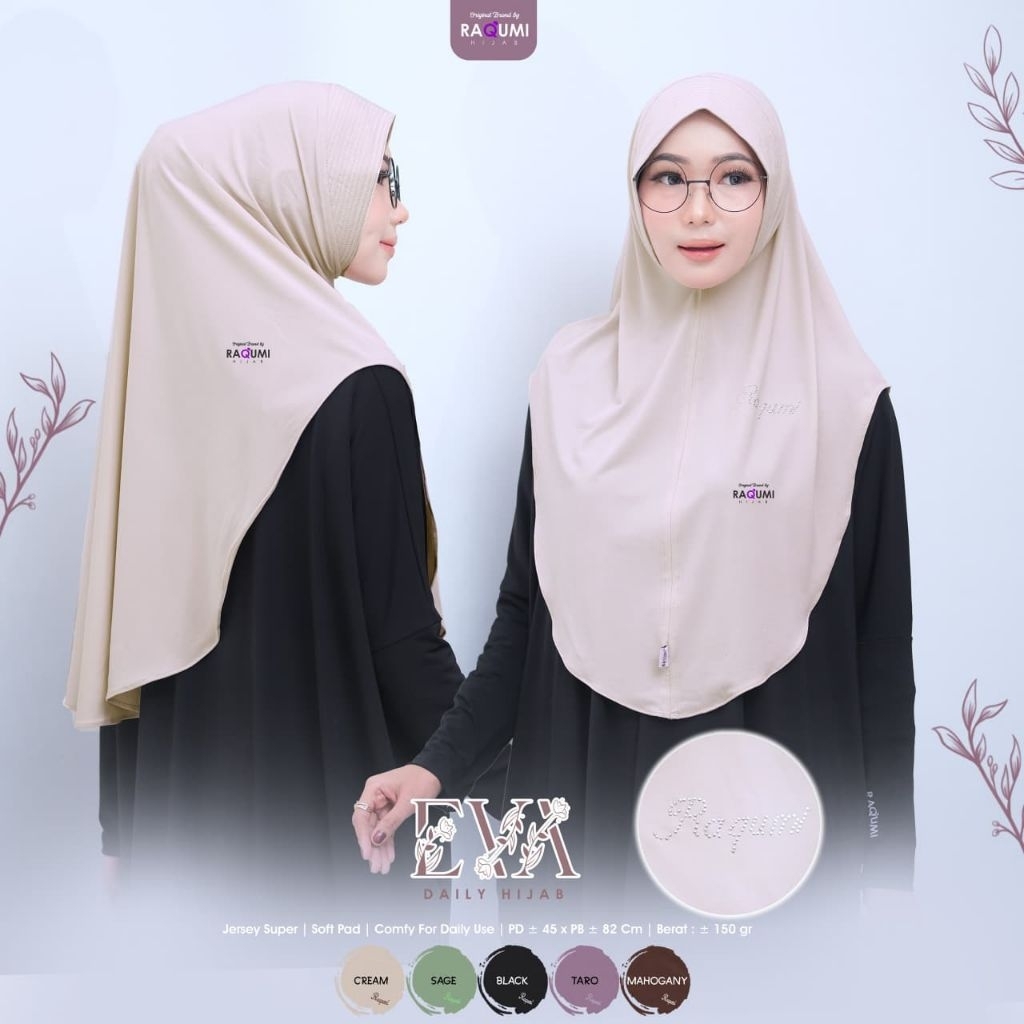 EVA DAILY HIJAB ORI RAQUMI HIJAB