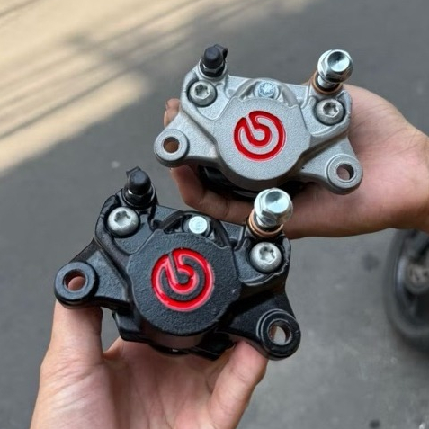 KALIPER 2P BIG LOGO BREMBO / KALIPER 2PISTON THAILAND LOGO MERAH