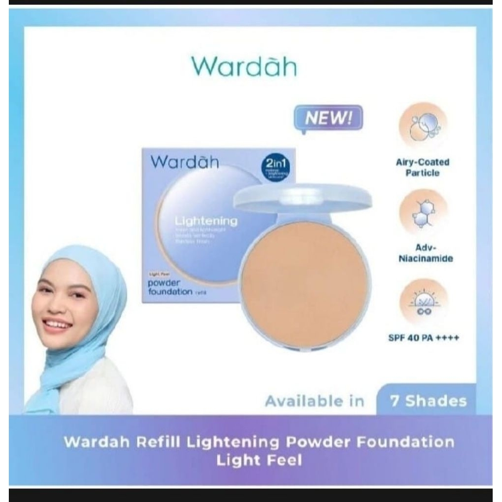 BEDAK REFIL WARDAH FAUNDATION REFIL