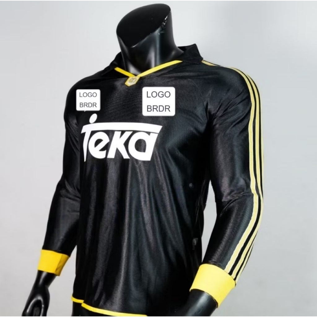 JERSEY BOLA RETRO MADRID AWAY LONGSLEEVE LS LENGAN PANJANG 1998 1999