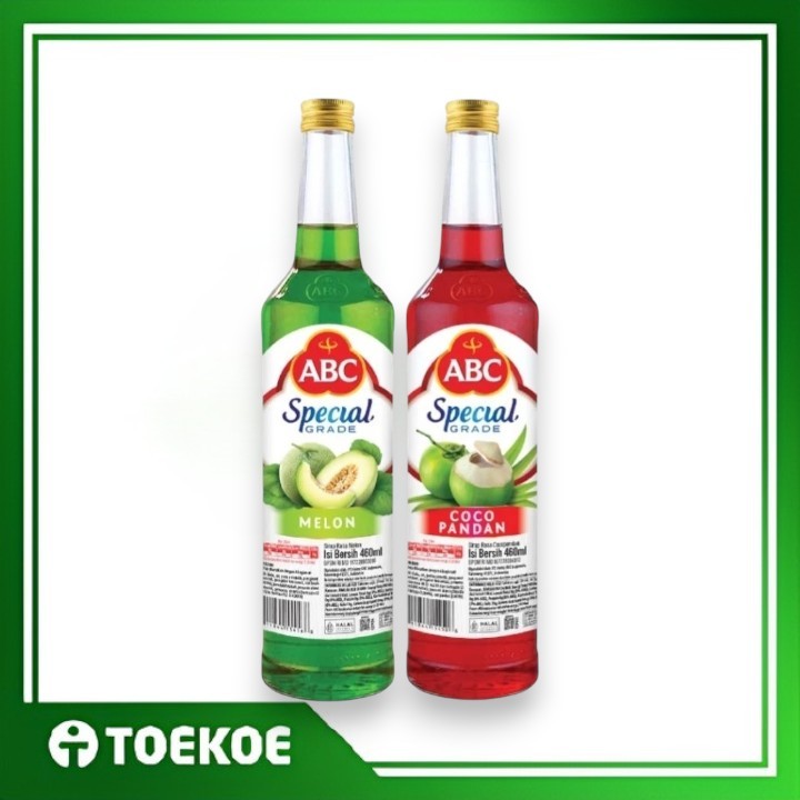 TOEKOE Sirup ABC Special Grade 460ml Cocopandan / Melon