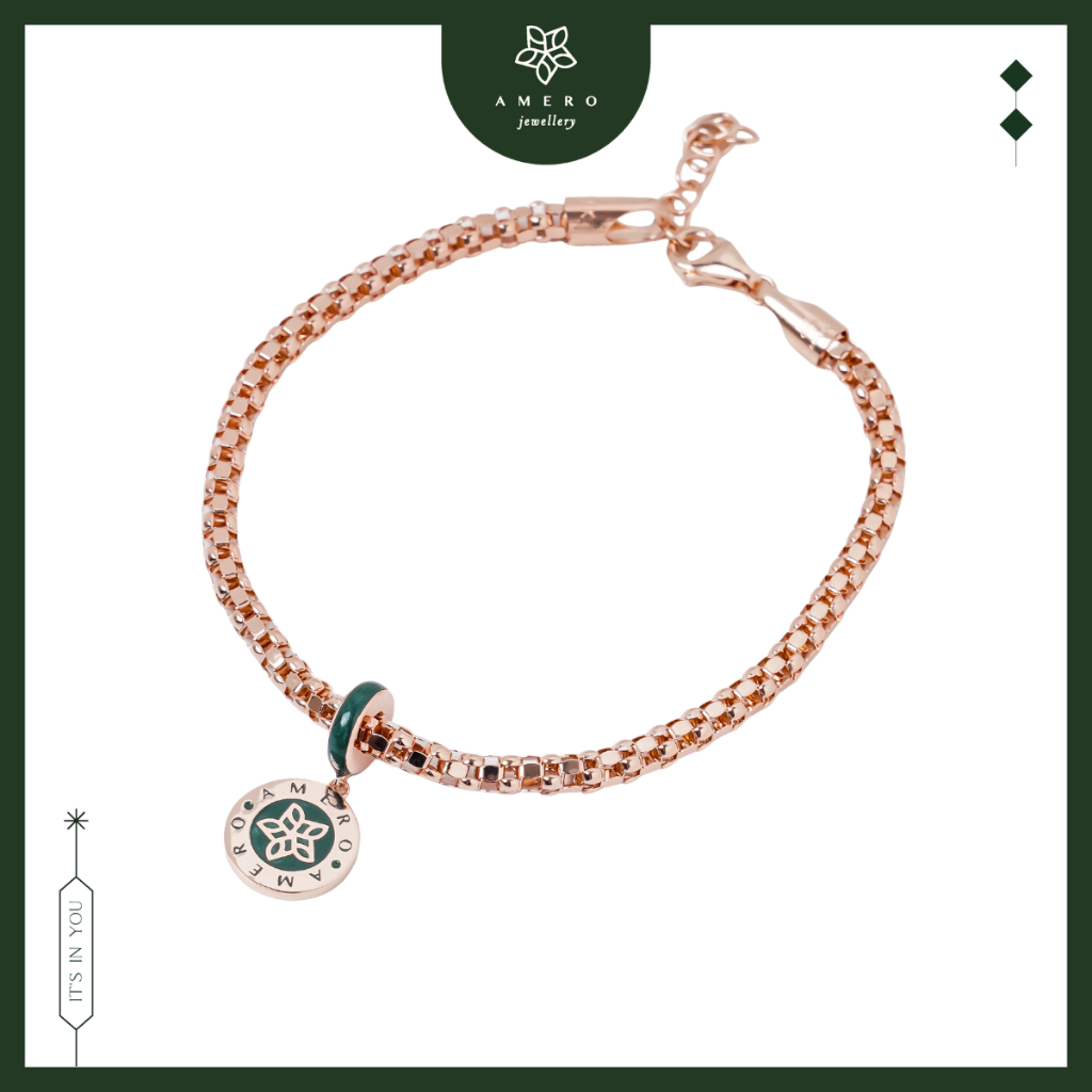 Gelang Emas Rose Gold 17K Valora VB-35 Amero Jewellery