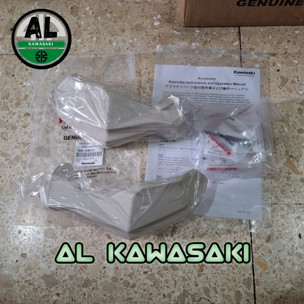 handguard hand guard pelindung tangan set klx 230 klx230 SHERPA 2025 original