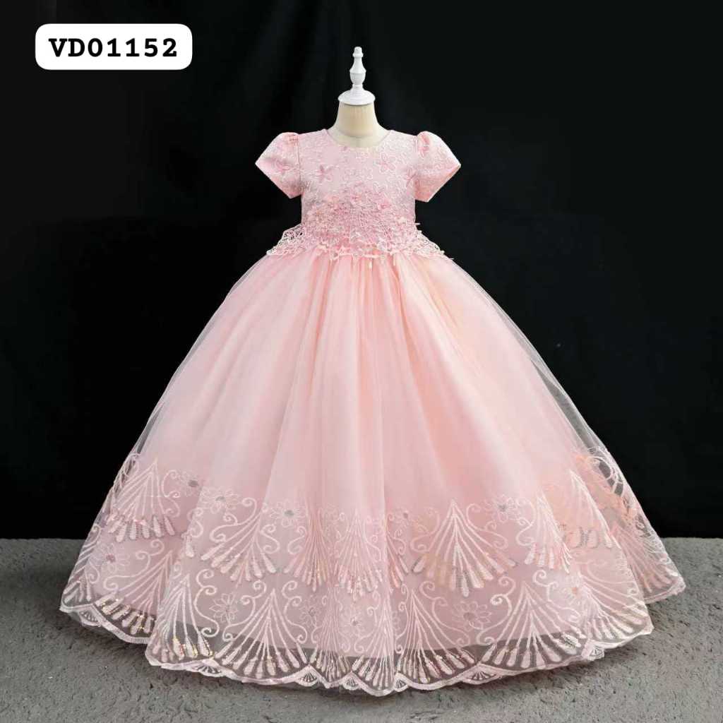 TZ-Gaun  natal anak dress natal anak baju natal anak gaun kembang anak dress kembang anak baju kemba