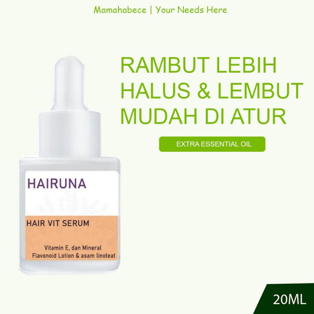 Serum rambut kering dan mengembang Vitamin Rambut Kering Hair Serum Rambut Kering Hairuna