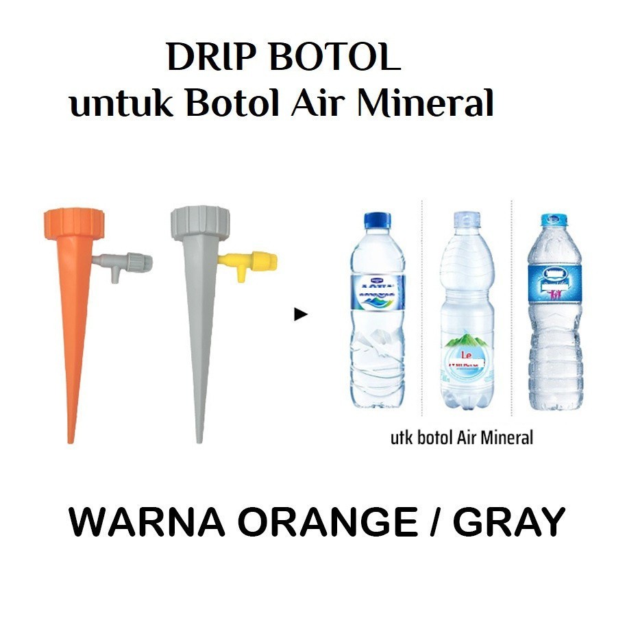 Irigasi Tetes otomatis / Drip Tetes Sistem Alat Irigasi Drip Botol Air Mineral