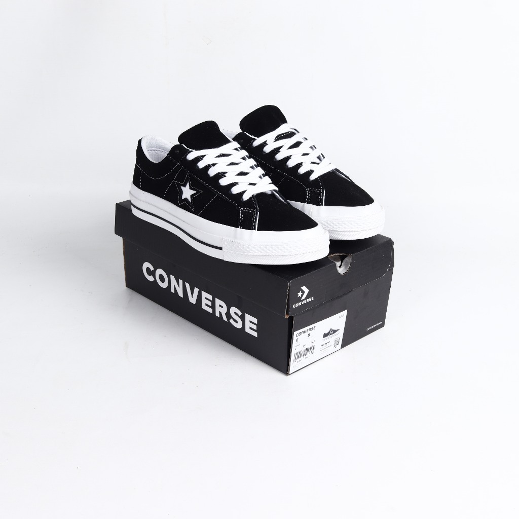Converse One Star Ox Black White