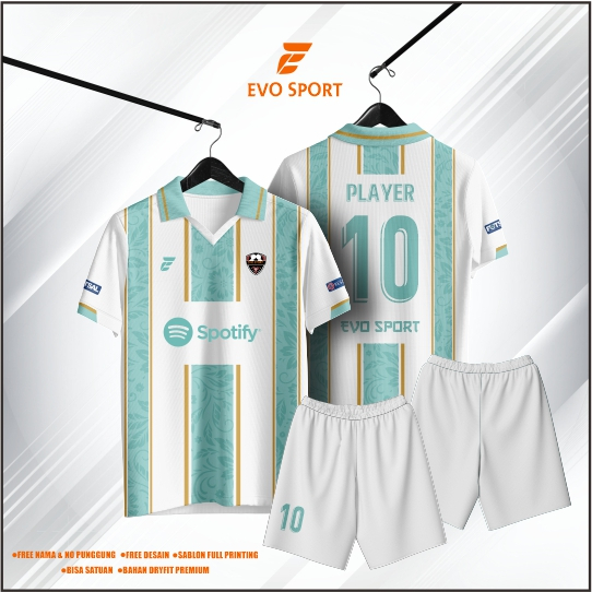 Jersey futsal baju futsal  gratis nama nomor punggung