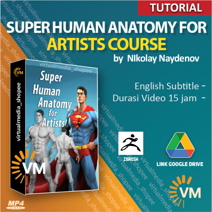 TUTORIAL 3D SUPERHUMAN ANATOMY FOR ARTISTS NIKOLAY MODELING GAMBAR ANATOMI TUBUH MANUSIA PRIA