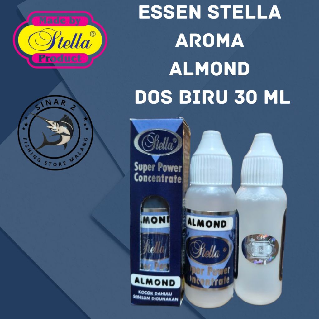 Essen Stella Dos Biru Aroma Almond Premium 30 ml