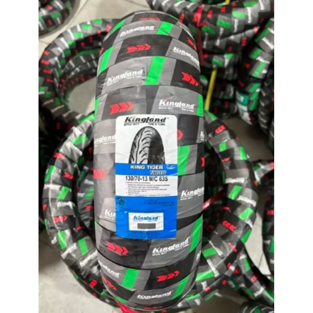 BAN LUAR KINGLAN TIGER UKURAN 130/70-13 BAN BELAKANG NMAX ADV PCX NEW 160 RING 13 BAN BARU