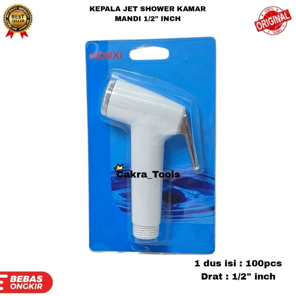 KEPALA JET SHOWER TOILET KAMAR MANDI 1/2" INCH MODEL TOTO & WASHER