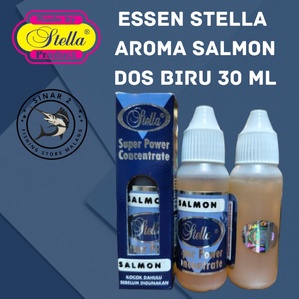 Essen Stella Dos Biru Aroma Salmon Premium 30 ml