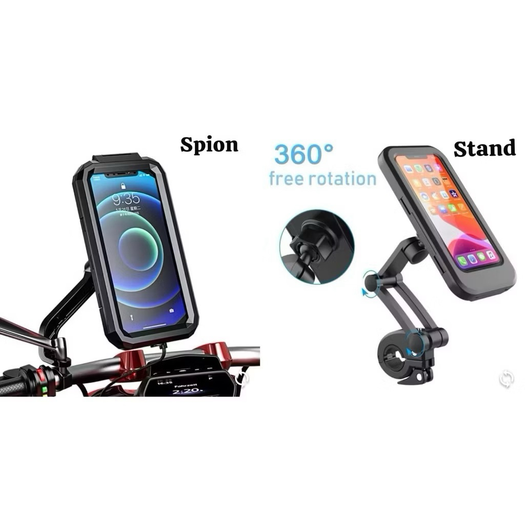 HOLDER HP MOTOR STANG SEPEDA WATERPROOF CZ025 HL-69/HL601