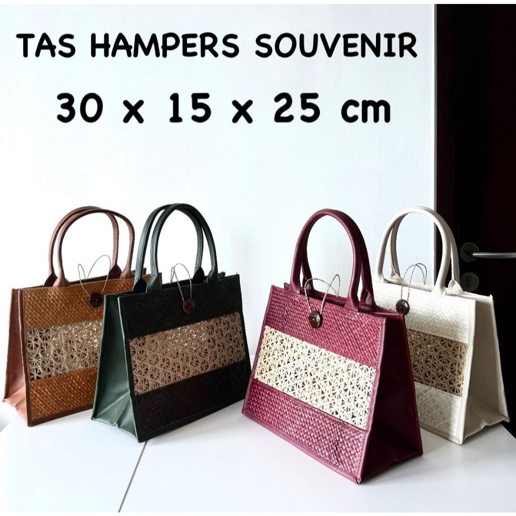 TAS HAMPER 30x15x25 / TAS HAMPERS NATAL LEBARAN / TAS SOUVENIR / GOODIE BAG