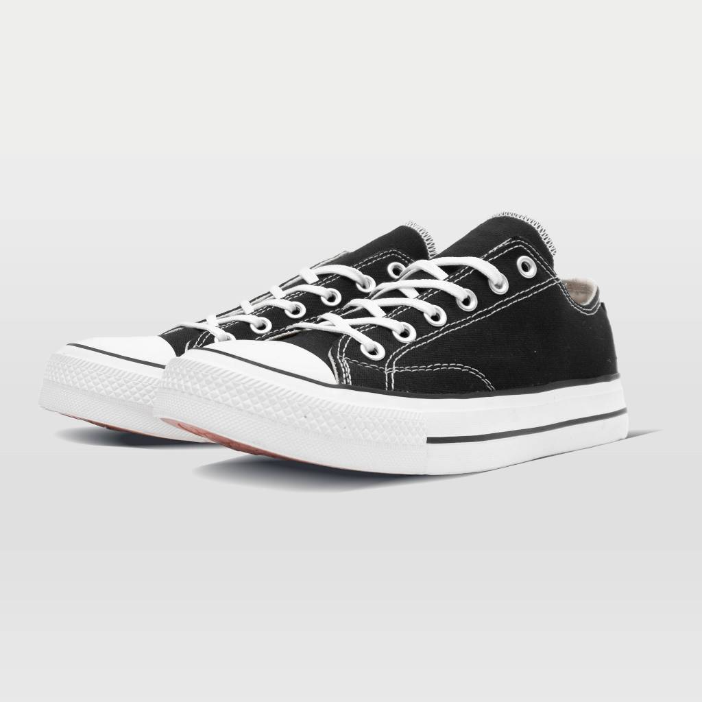 NOBRANDS FOOTWEAR - TPS LOW BLACK WHITE - SEPATU SNEAKERS PRIA WANITA