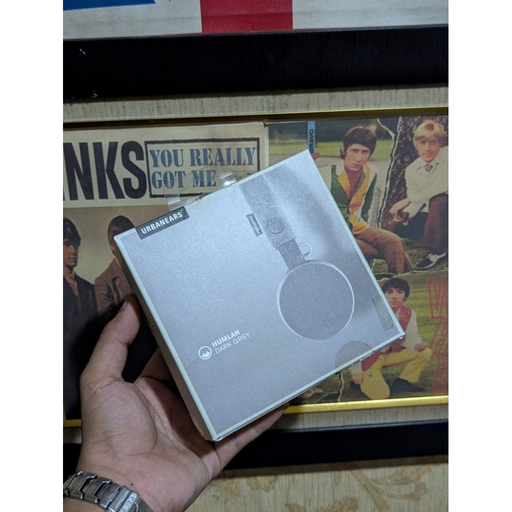 Headphone Headphones Headset Urbanears Humlan GREY Fullshet