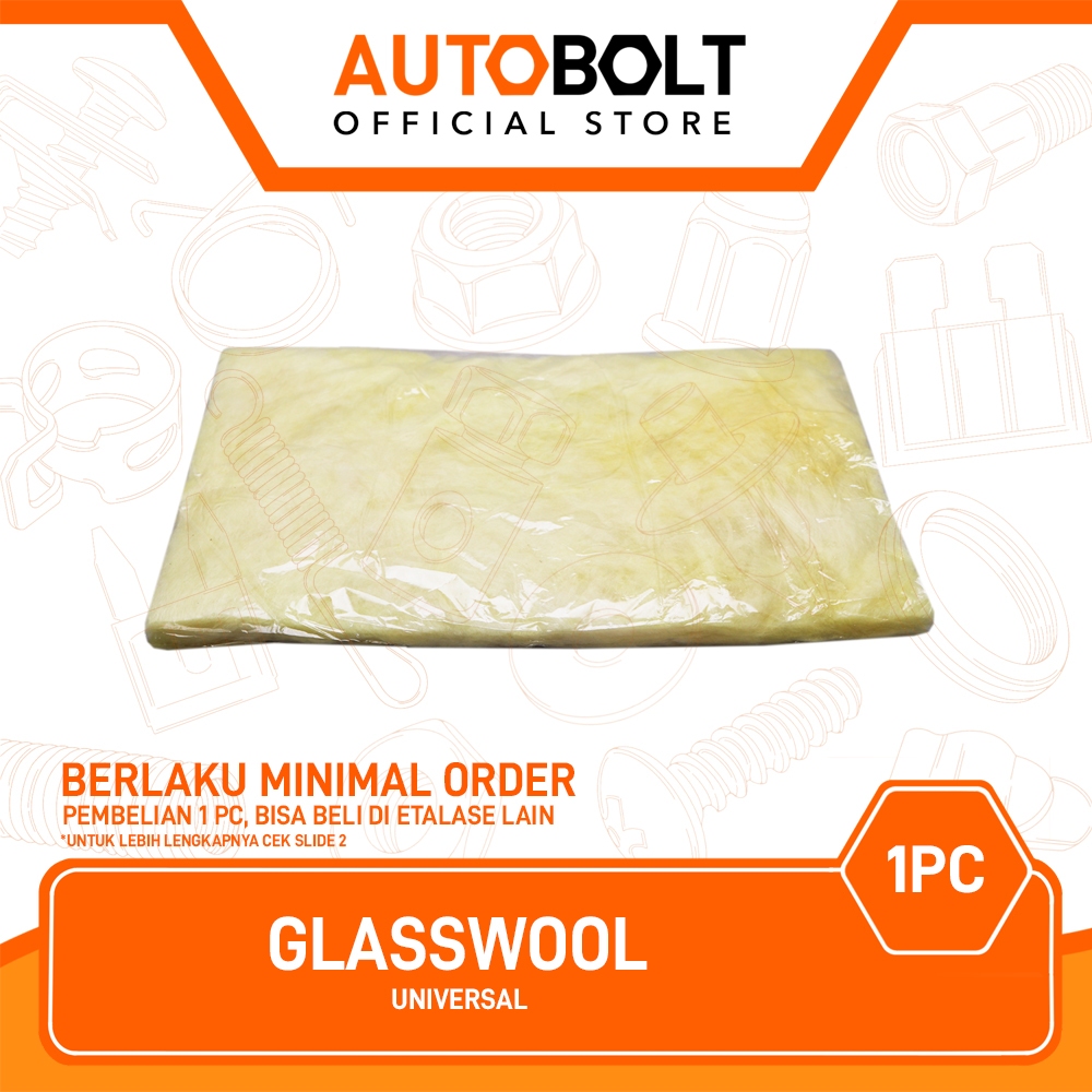 Glasswool Knalpot Racing Bebek Matic Sport Honda Beat FI Pop Street eSP F1 Vario 150 125 110 Techno 
