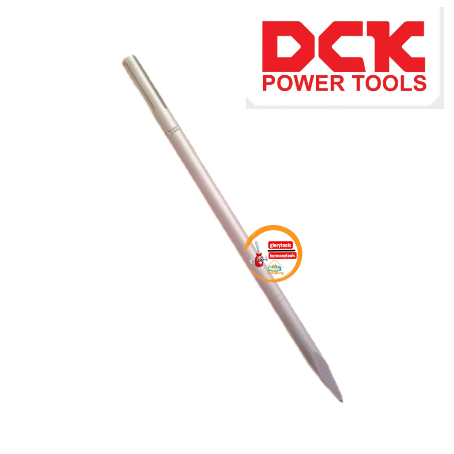 DCK SDS Max Point Chisel - Mata Bobok Beton Pipih 18×400 mm - Mata Bobok Beton SDS MAX - Mata Jack H