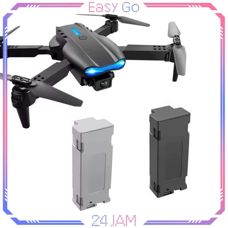 Baterai Drone E88 P1 E88pro E99 E25 Batrai Drone 1800mah 3.7V Battery Drone Jenis Li-Ion