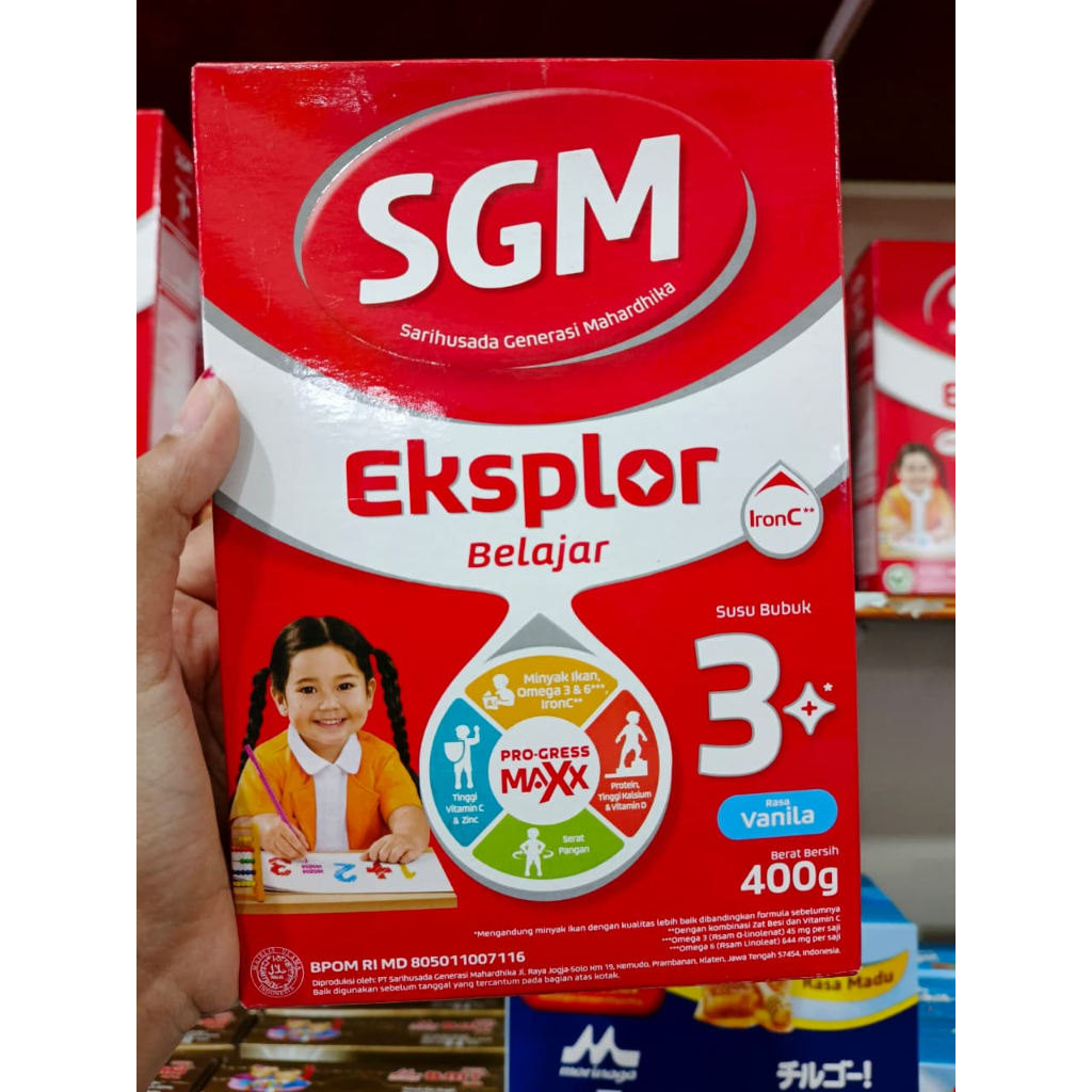 Susu SGM Eksplor 3+ Vanila 400 Gram