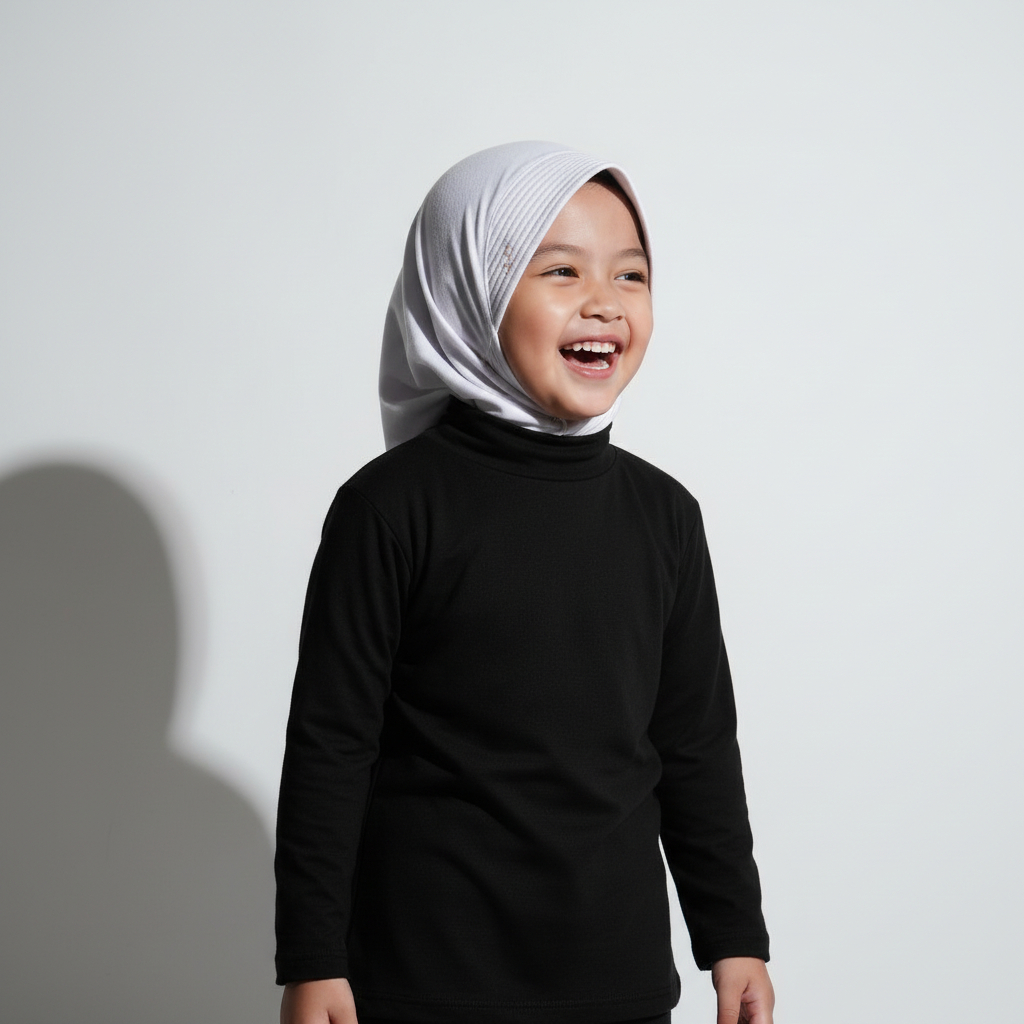 Manset Anak Cewek Usia 3–9 Tahun • Manset 7 Tahun • Kaos Basic Lengan Panjang