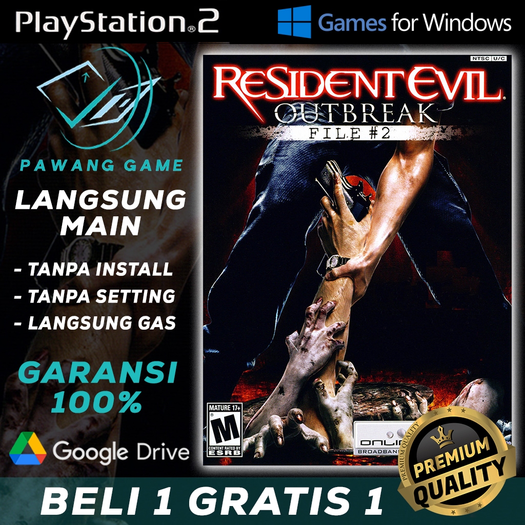 Resident Evil Outbreak File 2 | Langsung Main Tanpa Install & Tanpa Setting | PC GAME | GAME PS2