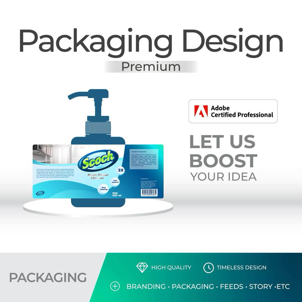 SKETCHA | Jasa design packaging premium – UMKM / Toko Online