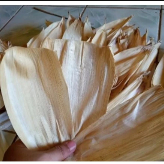 100 Gram kulit Jagung Kering / 250 Gram Klobot Jagung Kering