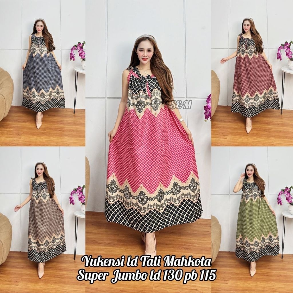 DASTER YUKENSI PANJANG JUMBO PUNDAK TALI RAYON ADEM TERLARIS VIRAL