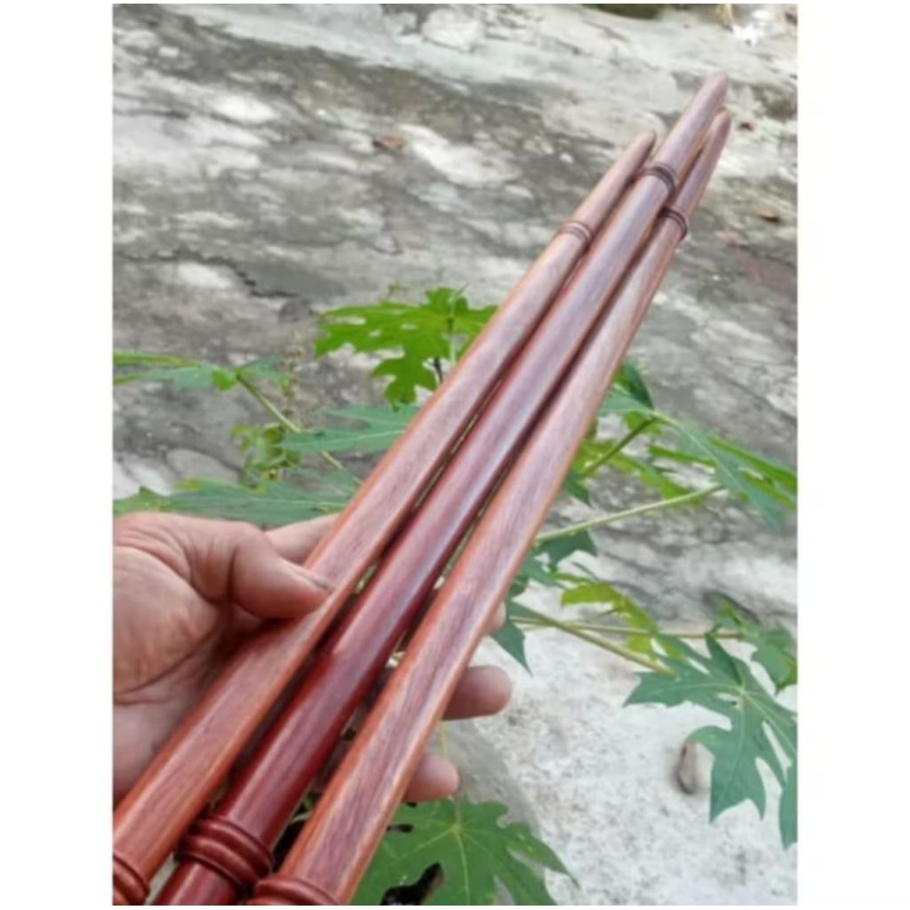 Tongkat komando bahan kayu nagasari panjang 55cm