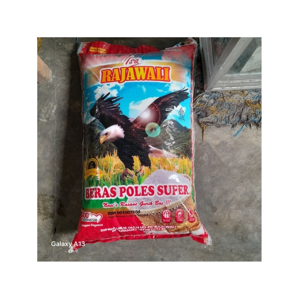 Beras Kualitas Premium Rajawali 25 Kg