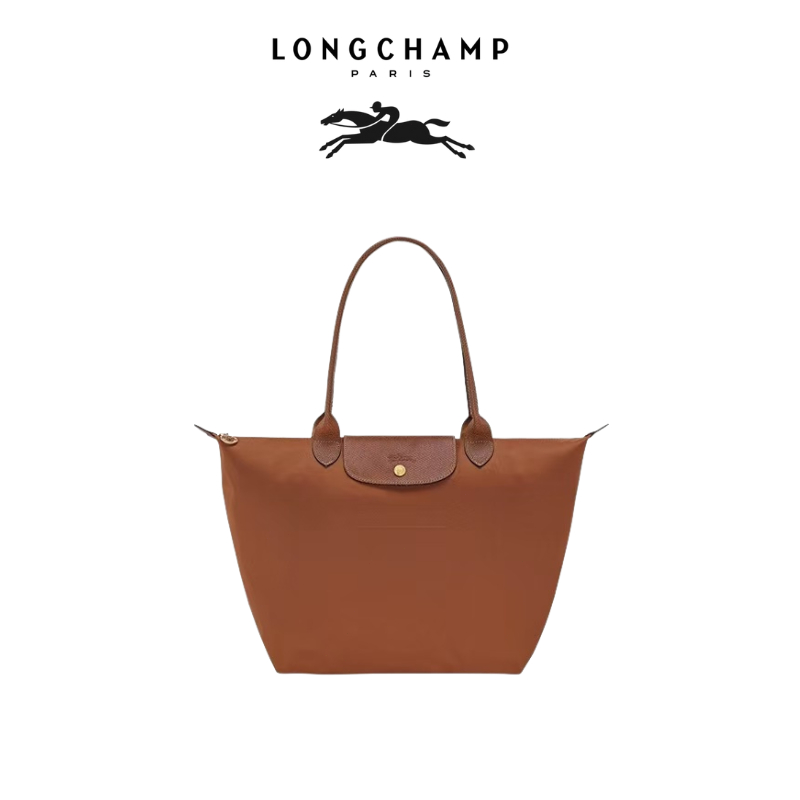 LONGCHAMP Tas Tote Wanita Nilon Anti Air dengan Kapasitas Besar