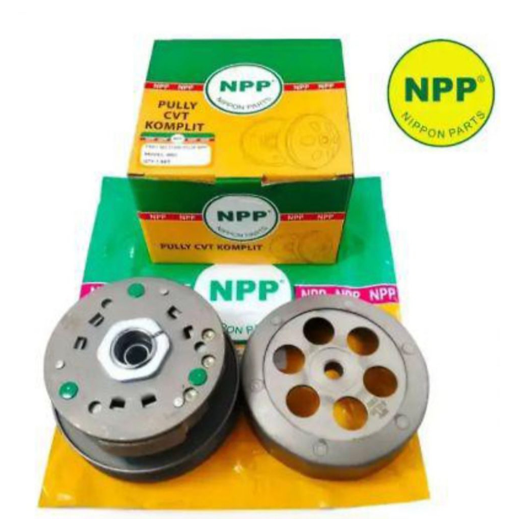 Pully Puli Komplit Set Assy Asli NPP Mio Smile Mio Sporty Mio Soul Fino Karbu