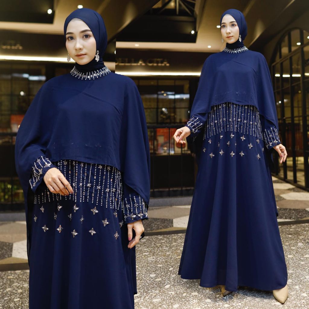 NEW ARRIVAL || GAMIS ALUNA ( FREE INER GAMIS DAN PASHMINA) GAMIS PREMIUM TERBARU EDISI LEBARAN SIMPE