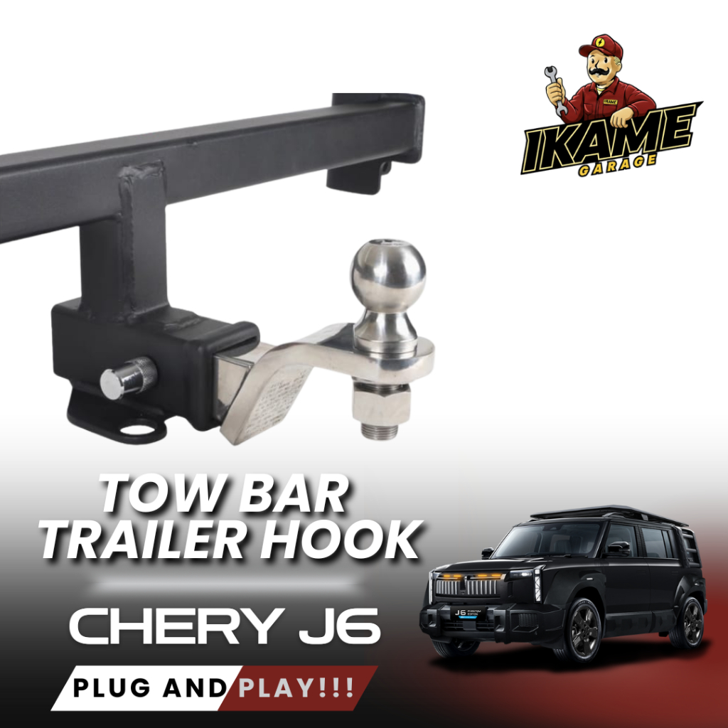 Chery J6 Tow Bar Tailer Hook / Tow Bar Tailer Hook Chery J6 / AKSESORIS CHERY J6 / AKSESORIS ICAR 3 
