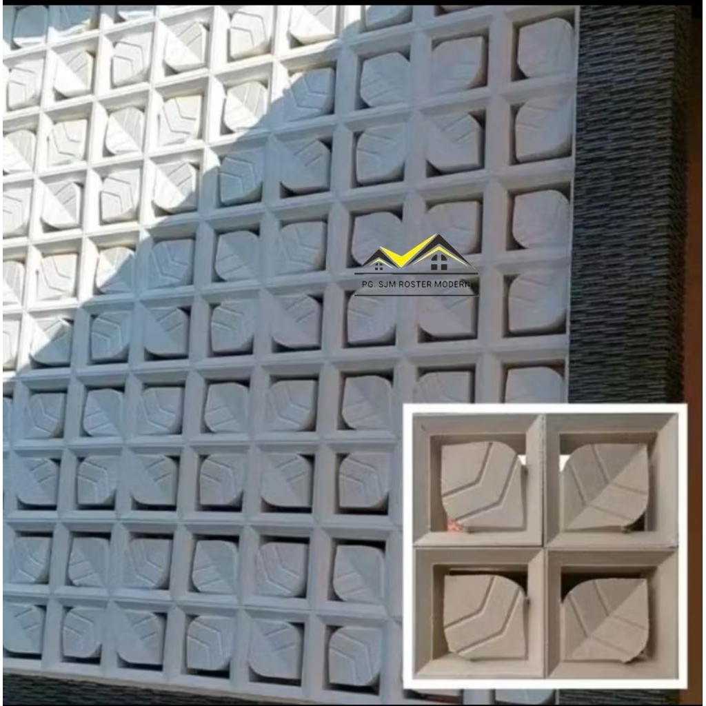 LOSTER BETON.ROASTER MINIMALIS lubang angin