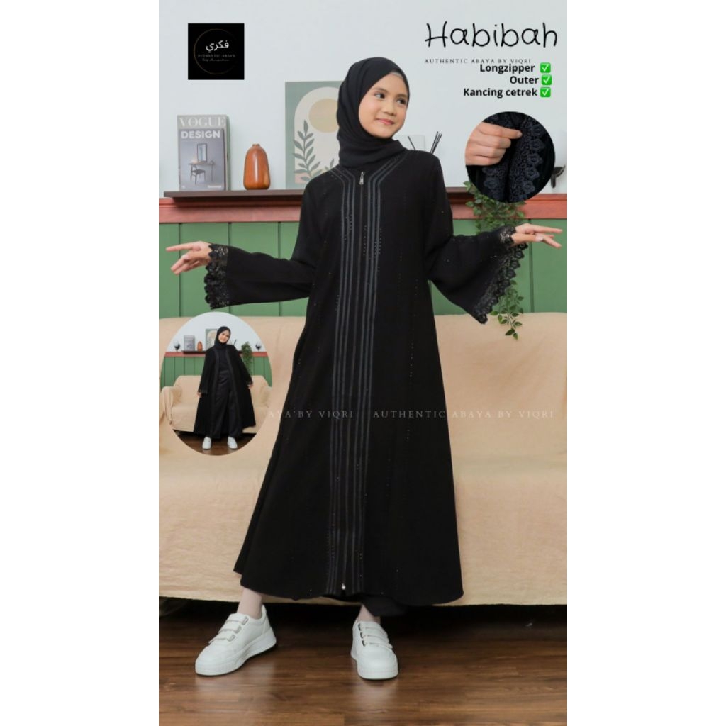 Gamis hitam ABAYA TURKY anak TERUPDATE