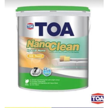 terbaru CAT TEMBOK INTERIOR TOA NANO CLEAN SILK TOUCH 2,5 Lt